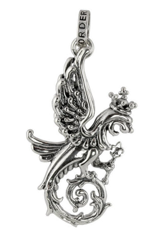 WINGED LION GRIFFIN w/ STAFF PENDANT
