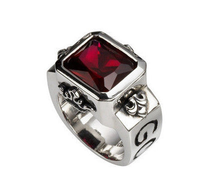 DEMI GOD SQUARE RING w/ CZ – Royal Order