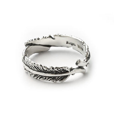FEATHER DUET RING