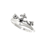 DELICATE TIARA RING w/ SINGLE PRECIOUS STONE