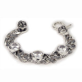 TRIBAL LINK BRACELET w/ 3 CZs