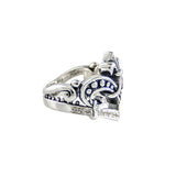 VERONIQUE TIARA RING w/ PAVÉ DIAMONDS