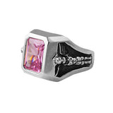 ANGEL SQUARE RING w/ CZ