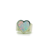 GRACE HEART RING w/ SEMIPRECIOUS STONES
