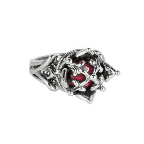 CRUSADER CROWN RING w/ CZ