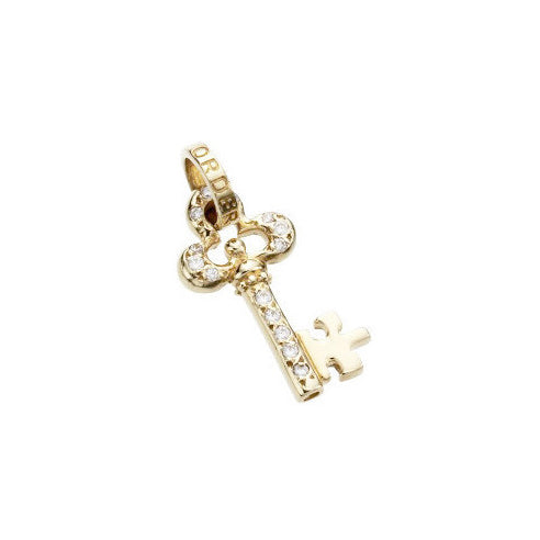 CORINTHIAN KEY PENDANT w/ PAVÉ CZ