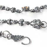 CORONET WALLET CHAIN w/ TUDOR CROWNS & CZ