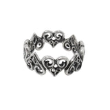 ALTERNATING TINY ALLEGRA HEARTS RING