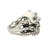 HOLD ME SKULL RING
