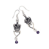 MARGUERITE CROWNED HEART w/ AMETHYST