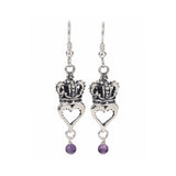 MARGUERITE CROWNED HEART w/ AMETHYST