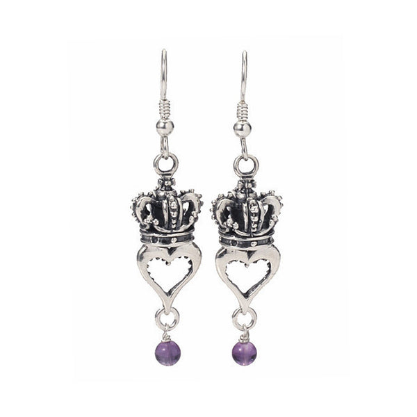 MARGUERITE CROWNED HEART w/ AMETHYST