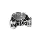 SMOOTH LOGO BOW RING