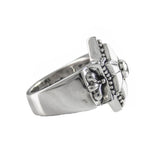 TRELLIS STAR OF DAVID RING w/ CZ