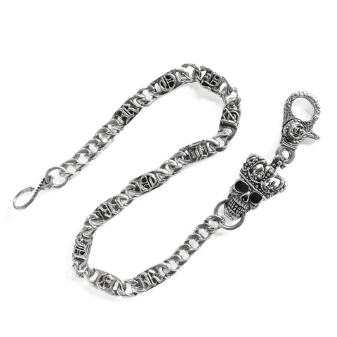 RO SKULL KING PLAIN LINK WALLET CHAIN