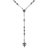 SMALL ROSE BEAD ROSARY w/ FDL