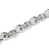 CRUSADER SKULL BRACELET w/ CROSS