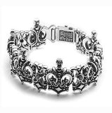 QUEEN CROWN TRELLIS BRACELET