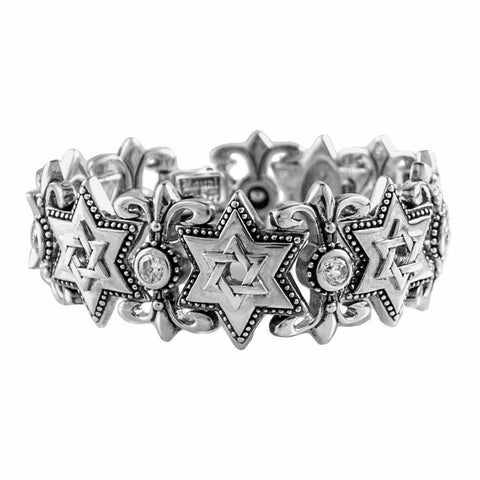 STAR OF DAVID TRELLIS BRACELET