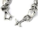 CRUSADER SKULL BRACELET w/ SHIELD