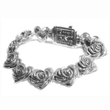 HEART ROSE LINKS BRACELET