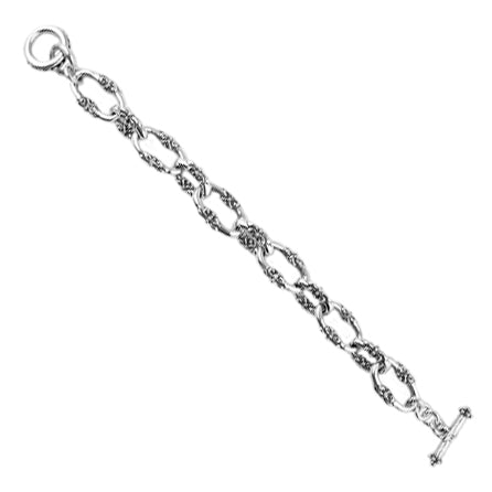 SMALL & MEDIUM CHAIN LINK BRACELET & TOGGLE