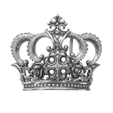 CROWN BELT BUCKLE w/ BISHOP CROSS, ROSES & PCZ