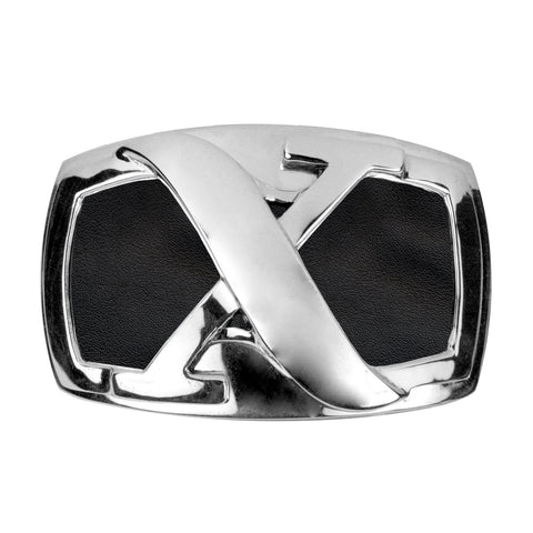 LUNAR X BELT BUCKLE w/ BLACK LEATHER