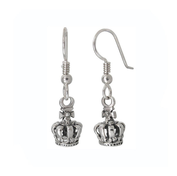 TINY CROWN EARRINGS ON HOOK