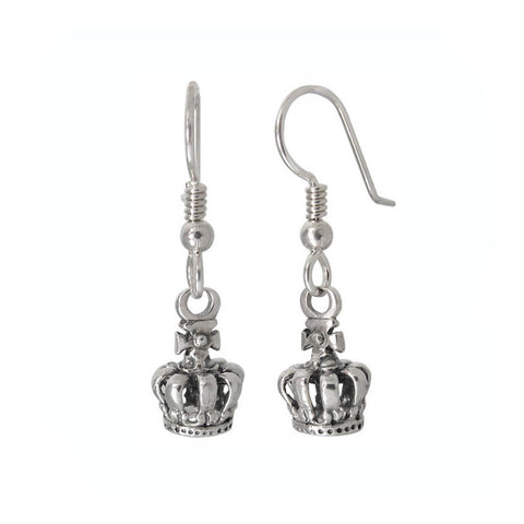 TINY CROWN EARRINGS ON HOOK
