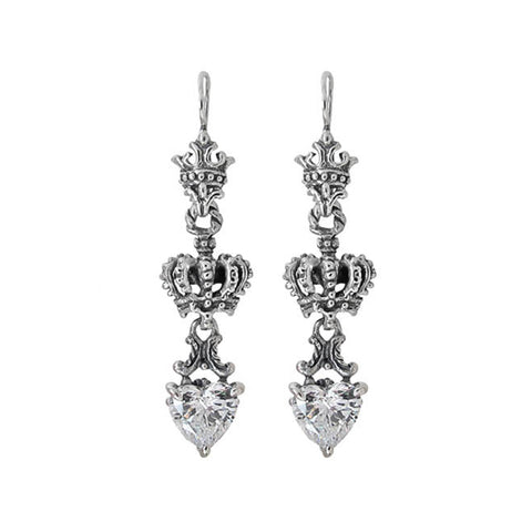 ANTOINETTE EARRINGS w/ AMELIA HEART