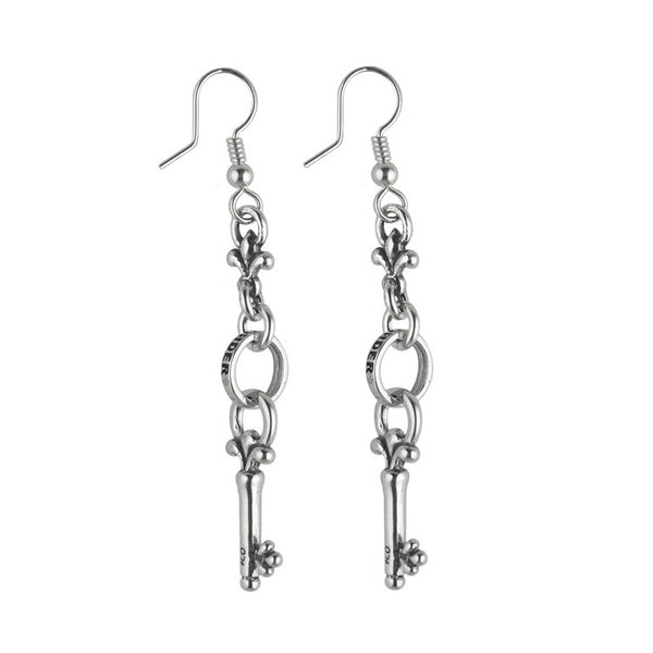 FLEUR KEY EARRINGS