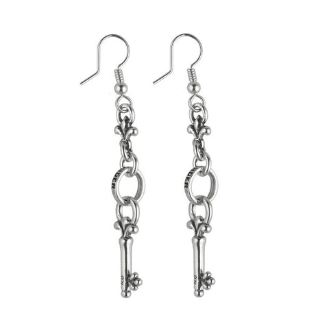 FLEUR KEY EARRINGS