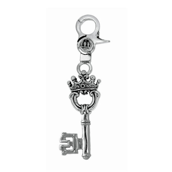 LARGE KEY w/ CROWN & CROWN CLIP KEY CHAIN