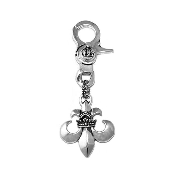 ROYAL ORDER FLEUR DES LIS w/ CROWN CLIP KEY CHAIN