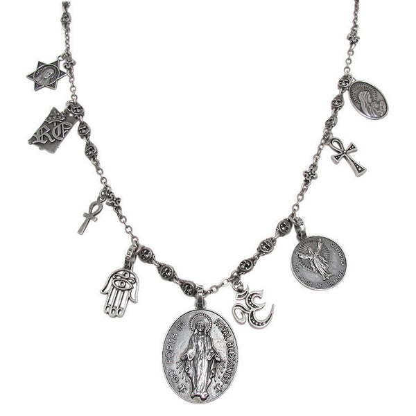 TABERNACLE CHAIN w/ 9 ICON CHARMS