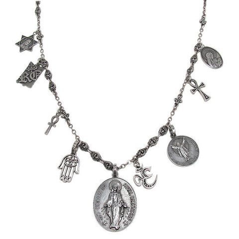TABERNACLE CHAIN w/ 9 ICON CHARMS