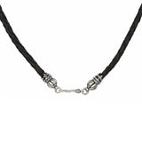 LEATHER HARLEQUIN NECKLACE w/ POISON CLAW LOCKET
