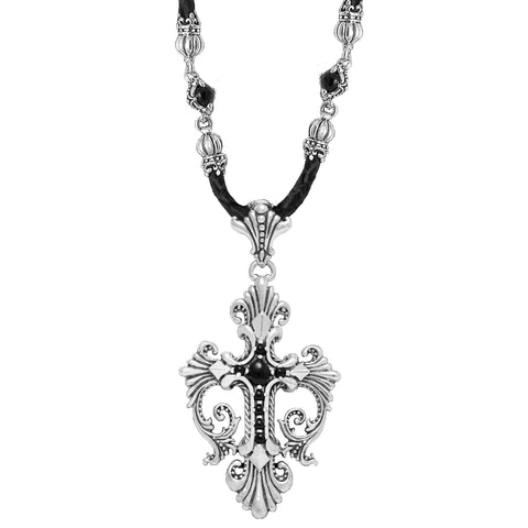 LOUISIANA CROSS ST. FRANCIS NECKLACE