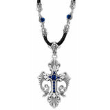 LOUISIANA CROSS ST. FRANCIS NECKLACE