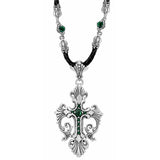 LOUISIANA CROSS ST. FRANCIS NECKLACE