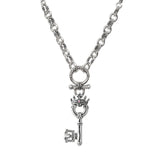 PEEZY CHAIN w/ LARGE KEY & SMALL KEY CHARM
