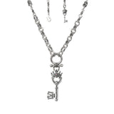 PEEZY CHAIN w/ LARGE KEY & SMALL KEY CHARM