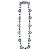 ETERNAL HEART NECKLACE w/ CZ & PEARLS