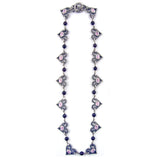 ETERNAL HEART NECKLACE w/ CZ & PEARLS
