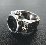 DEMI GOD OVAL RING w/ CZ