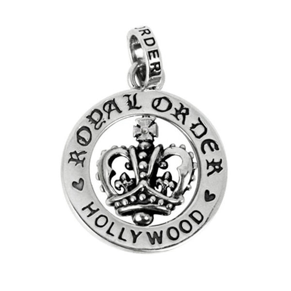 RO EMBLEM PENDANT w/ SPINNING CROWN