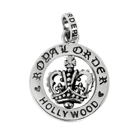 RO EMBLEM PENDANT w/ SPINNING CROWN