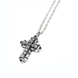 BABY CONSORT CROSS PENDANT w/ CZ