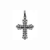 TINY CONSORT CROSS PENDANT w/ CZ